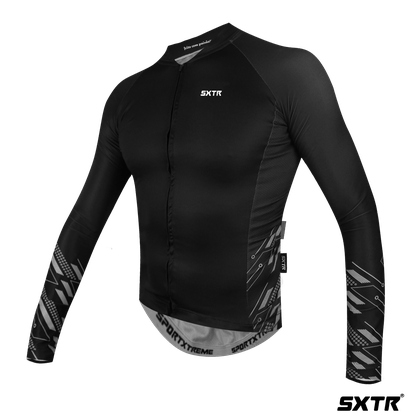 Camisa Sport Xtreme Slim Manga Longa Move Masculino Preto