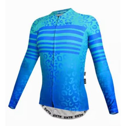 Camisa SportXtreme Slim Manga Longa Animali Feminino Azul