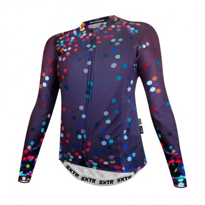 Camisa SportXtreme Slim Manga Longa Confetti Feminino Roxo