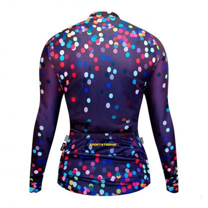 Camisa SportXtreme Slim Manga Longa Confetti Feminino Roxo