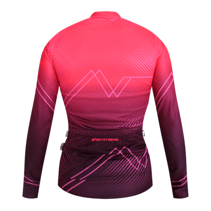Camisa Sport Xtreme Slim Manga Longa Brava Feminino Rosa