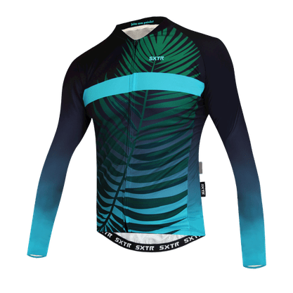 Camisa SportXtreme Slim Manga Longa Bahamas Masculino Verde e Azul