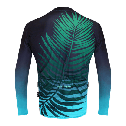 Camisa SportXtreme Slim Manga Longa Bahamas Masculino Verde e Azul