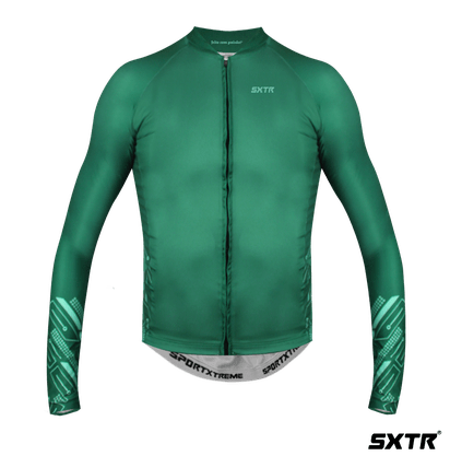 Camisa Sport Xtreme Slim Manga Longa Move Cor Verde