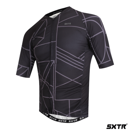 Camisa Sport Xtreme Slim Grafiza Dark Masculino Preto e Cinza