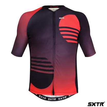 Camisa Sport Xtreme Slim Horizon Masculino Preto e Vermelho