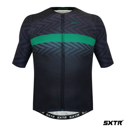 Camisa Sport Xtreme Slim Masculna Voltz Dark Preto e Verde