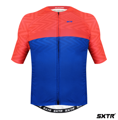 Camisa Sport Xtreme Slim Voltz Masculino Laranja e Azul