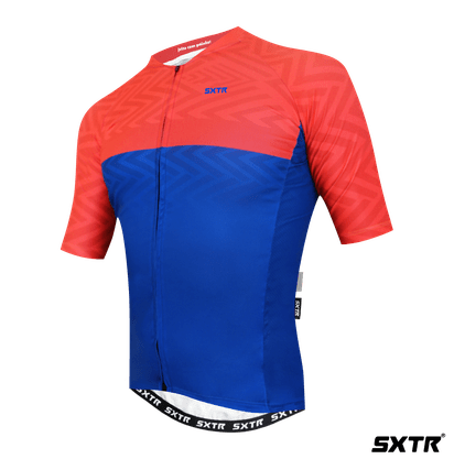 Camisa Sport Xtreme Slim Voltz Masculino Laranja e Azul