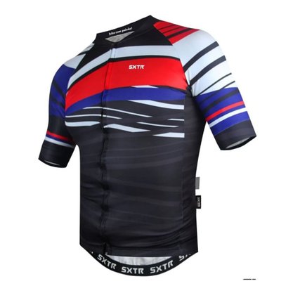 Camisa Sport Xtreme Slim USA Masculino Preto e Vermelho