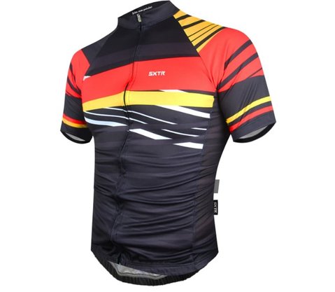 Camisa Sport Xtreme Sport Alemanha Masculino Preto e Vermelho