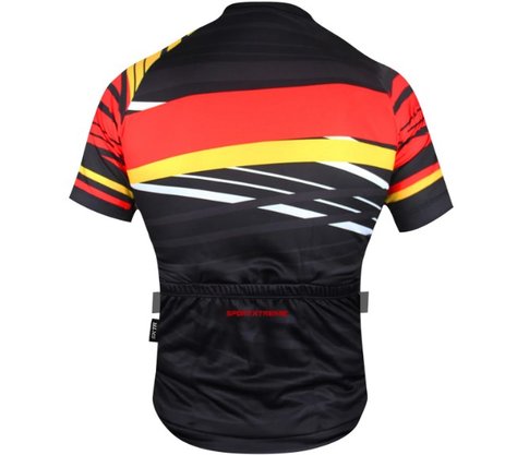 Camisa Sport Xtreme Sport Alemanha Masculino Preto e Vermelho