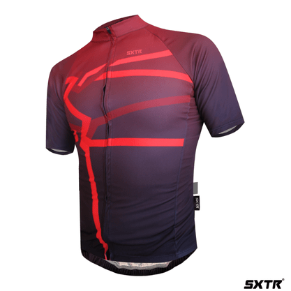 Camisa Sport Xtreme Sport Bolt Masculino Marrom e Vermelho