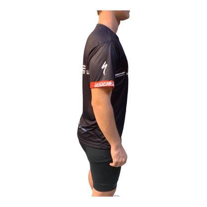 Camiseta Casual Shopbike Notus Preto e Vermelho