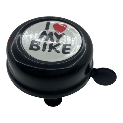 Campainha I Love My Bike Preto