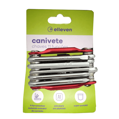 Canivete Chaves Elleven 11 Funções