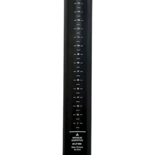 Canote Selim Absolute Aluminio com Carrinho Preto