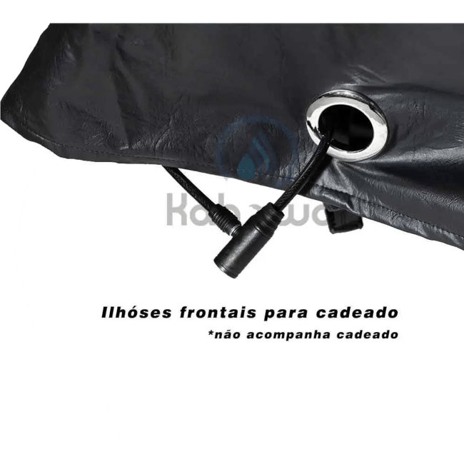 Capa de Bike Impermeável Até Aro 29 Preto