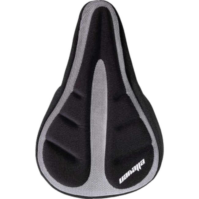 Capa de Selim Elleven MTB Gel 175 x 265mm Preto e Cinza