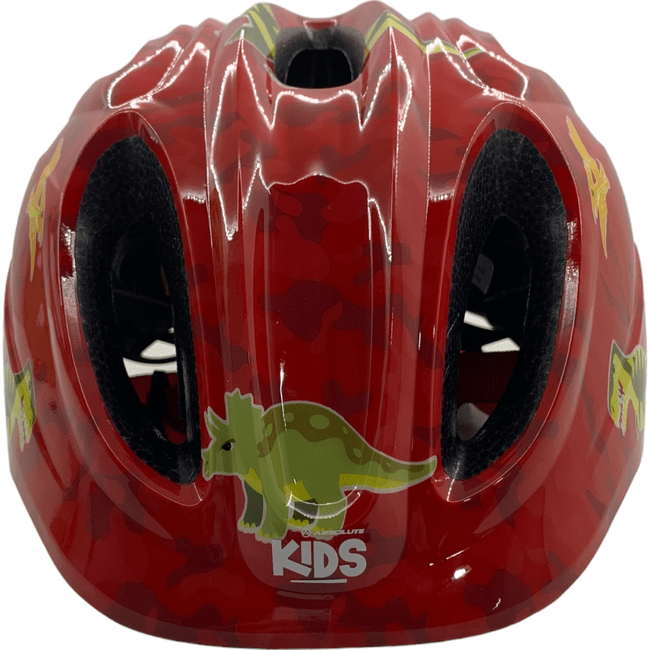 Capacete Absolute Kids Dance Dino Vermelho