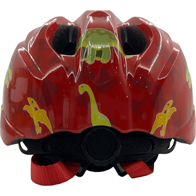 Capacete Absolute Kids Dance Dino Vermelho