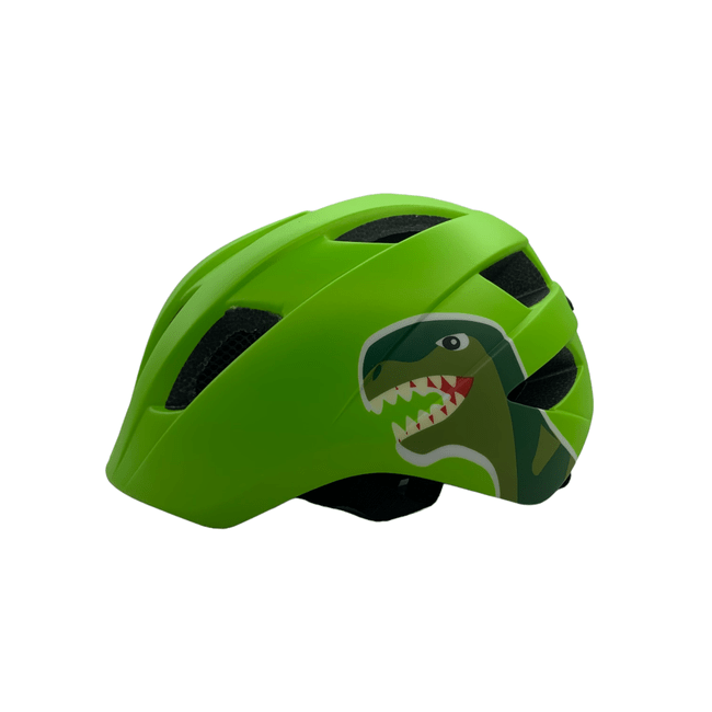 Capacete Absolute Kids Roll Dino Verde