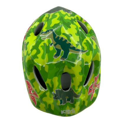 Capacete Absolute Kids Shake Dino Verde