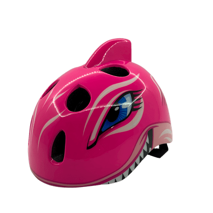 Capacete Absolute Kids Tubarão Rosa