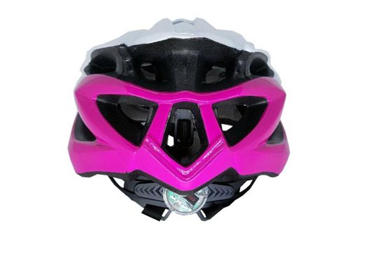 Capacete Absolute Mia Branco e rosa