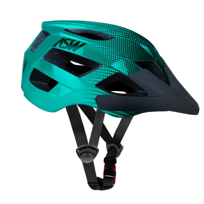 Capacete ASW Bike Accel Dots Verde e Preto