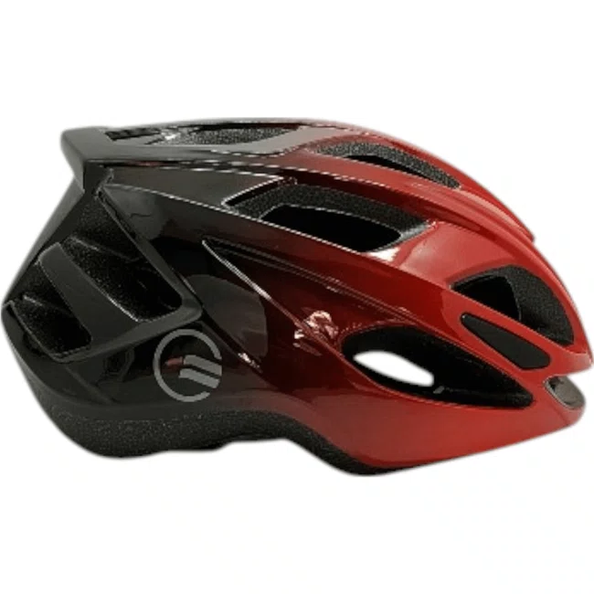 Capacete Elleven MTB Inmold Race Preto e Vermelho ﾠﾠ