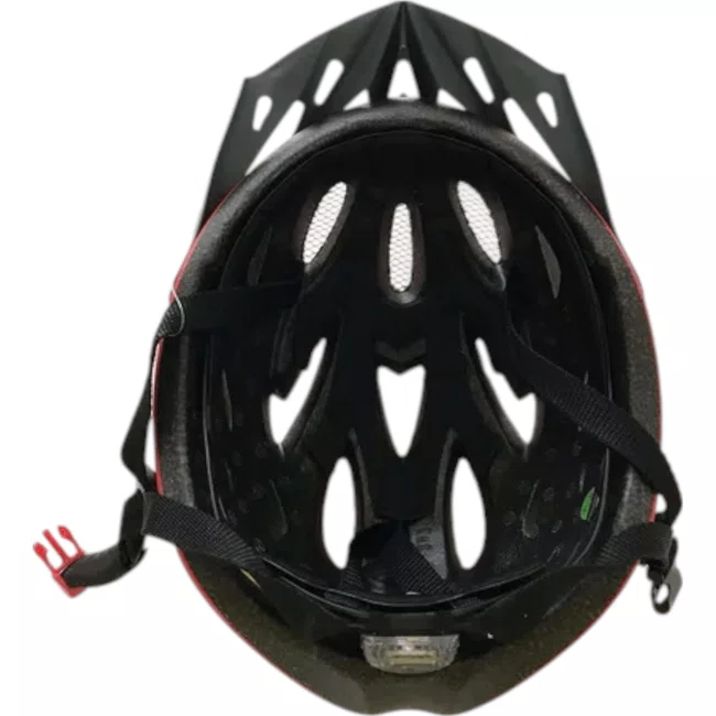 Capacete Elleven MTB In Mold Vermelho e Cinza ㅤㅤㅤㅤ