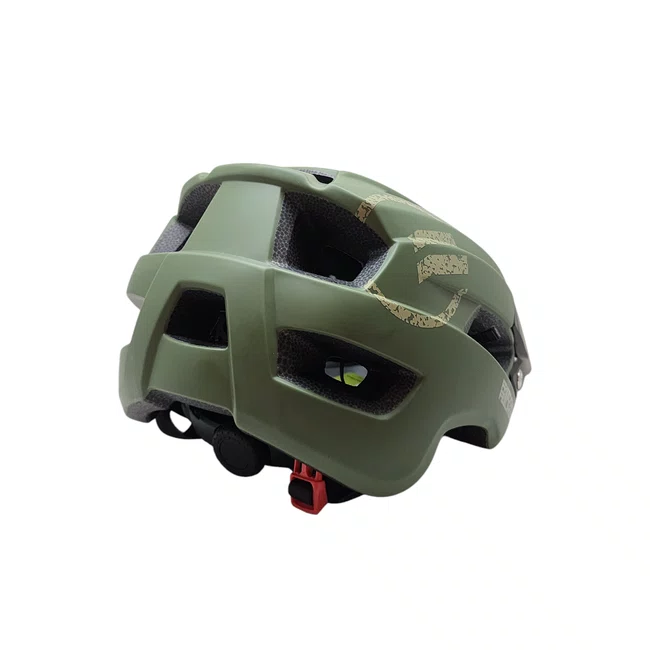 Capacete elleven trail inmold race preto/verde