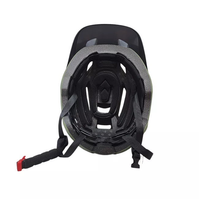 Capacete elleven trail inmold race preto/verde