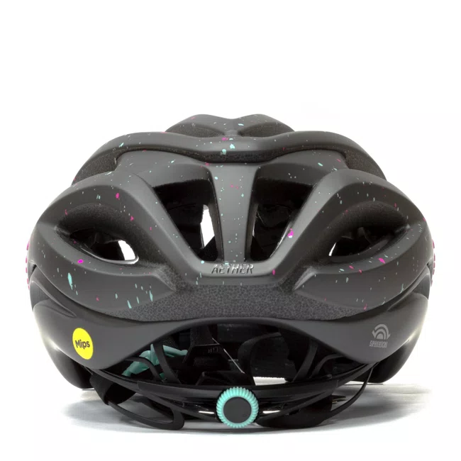 Capacete Giro Aether MIPS Cinza Fosco/Rosa