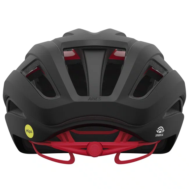 Capacete Giro Aries Spherical MIPS Carbono/Vermelho