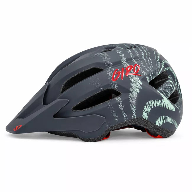 Capacete giro fixture ii cinza fosco/verde
