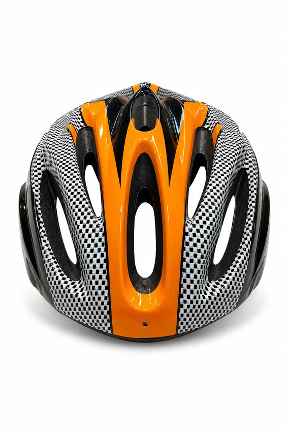 Capacete GTS com Luz Led Laranja