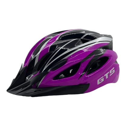 Capacete GTS MTB Adulto Inn Mould Preto e Roxo