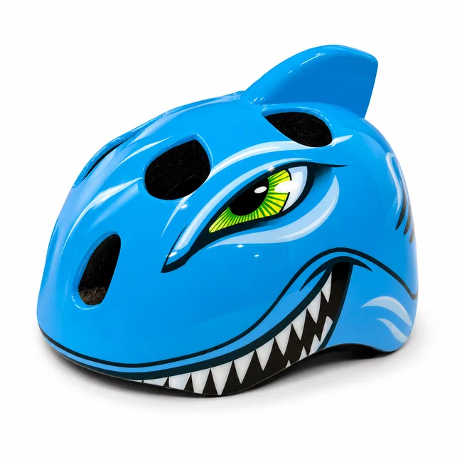 Capacete infantil dinossauro azul 48-54