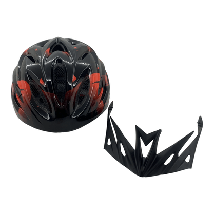 Capacete TSW Raptor II Led com Viseira Preto e Laranja