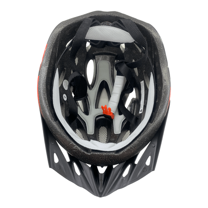 Capacete TSW Raptor II Led com Viseira Preto e Laranja