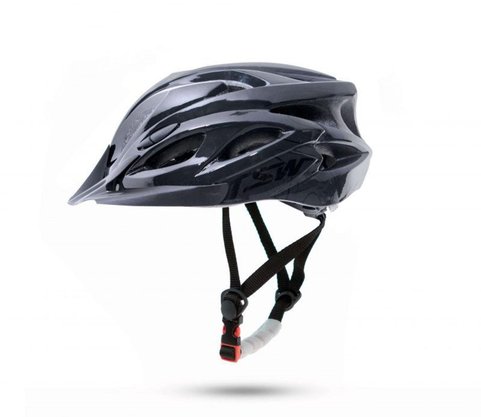 Capacete TSW Raptor 3 Led com Viseira Preto