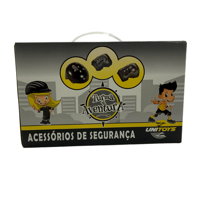 Capacete Unitoys Turma da Aventura Preto