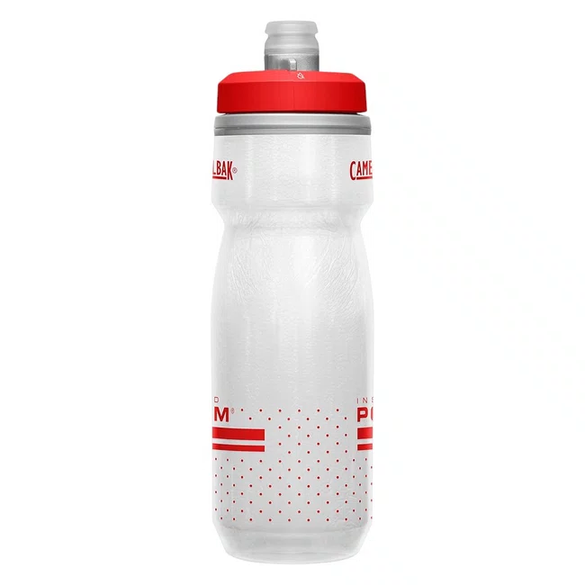 Caramanhola Camelbak Podium Chill 620ml Branco e Vermelho