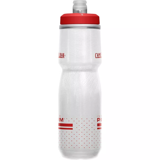 Caramanhola Camelbak Podium Chill 710ml Branco e Vermelho