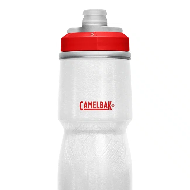 Caramanhola Camelbak Podium Chill 710ml Branco e Vermelho