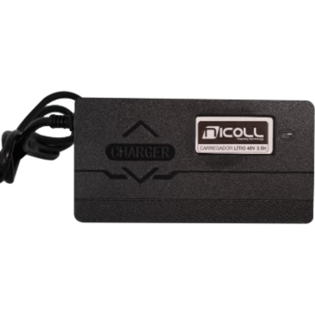 Carregador Bateria de Litio Nicoll 48v 3.5 AH Tripolar NBO