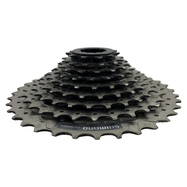 Cassete Seminovo Shimano HG201 9 Velocidades Prata
