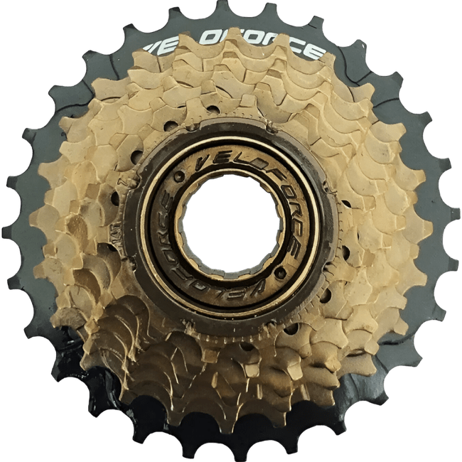 Catraca Rosca Veloforce 7v - 13x28 Dentes Index Dourado